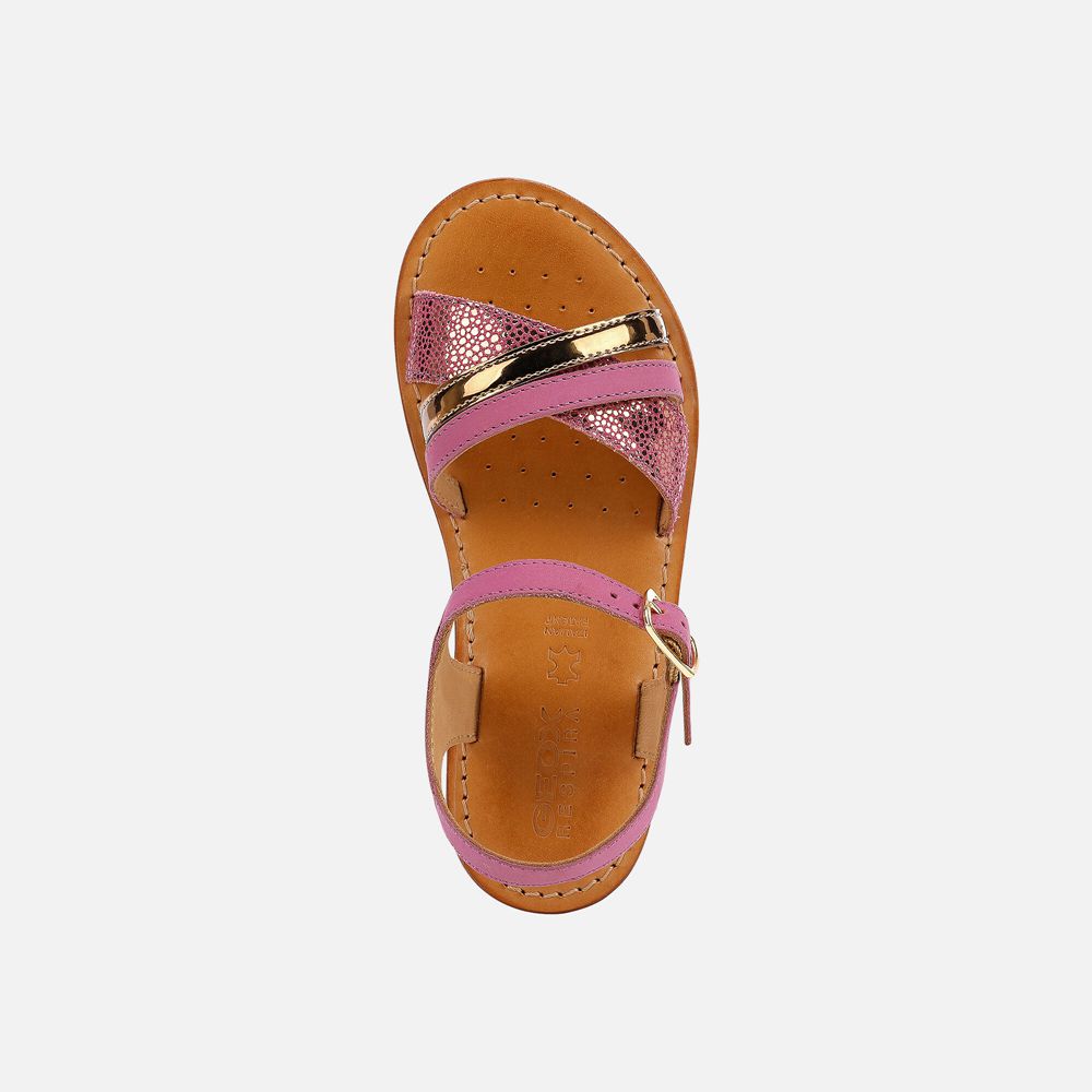 Sandalias Geox Menina Rosa - Eolie - IBWRK8624